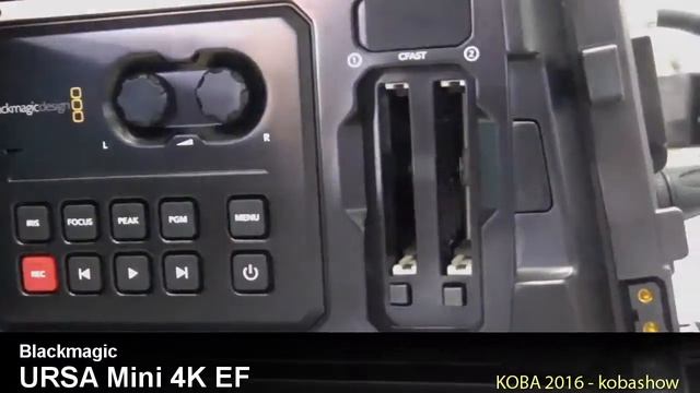 Blackmagic URSA Mini 4K EF : KOBA 2016 Sketch смотреть онлайн