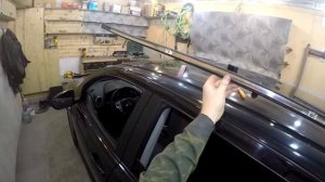 Как снять молдинги крыши Nissan Qashqai 2006-2010год