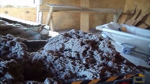 Задувка Эковаты в стены через ОСБ плиты без пароизоляции смотреть онлайн