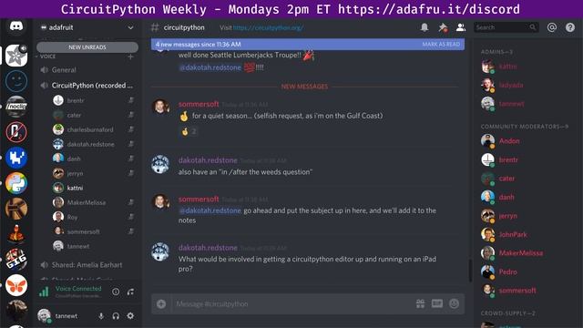 CircuitPython Weekly June 3rd, 2019 @adafruit #adafruit #circuitpython смотреть онлайн
