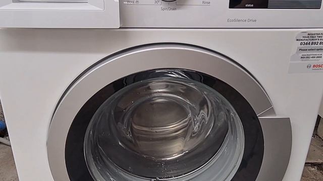 Bosch ecosilence drive wat28350 test mode смотреть онлайн