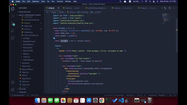 How to draw shapes in react leaflet | Polygon, circle and rectangle in react leaflet | Part 4 смотреть онлайн