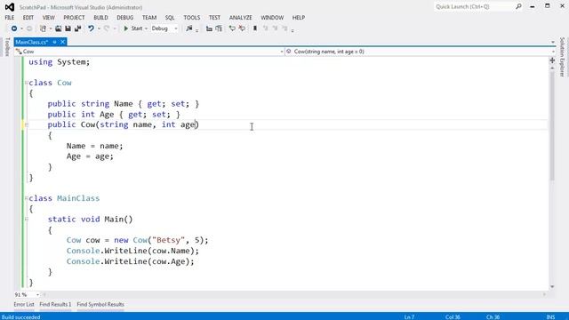 C# this Constructor смотреть онлайн
