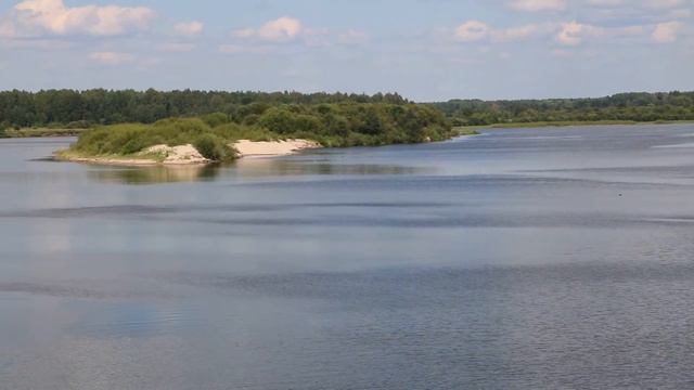 Вид с нового моста на красавицу Унжу смотреть онлайн