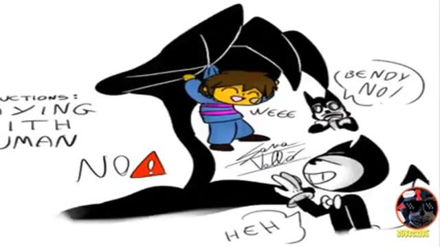 Los mejores comics de BENDY AND THE MACHINE Y UNDERTALE смотреть онлайн