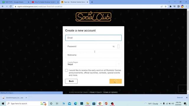 How To Create Account In Rockstar Games Social Club (2022) | Rockstar Game Launcher