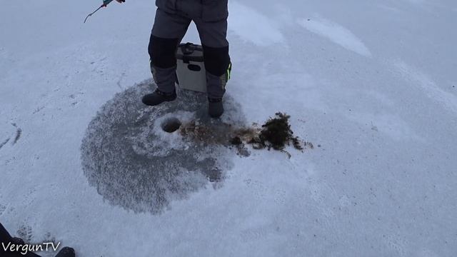 Рыбалка на жерлицы на Голубом озере ( Елизаветовском котловане ) смотреть онлайн