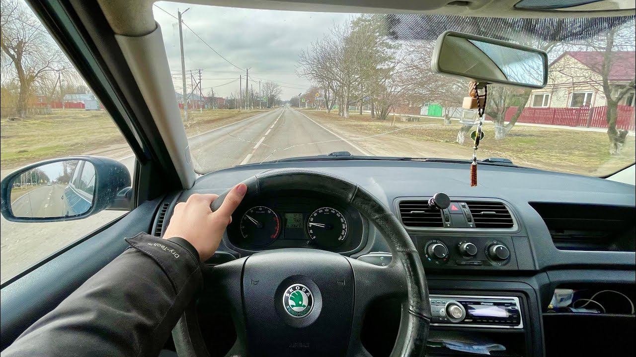 Skoda Fabia 1.2 2007 тест драйв от первого лица смотреть онлайн