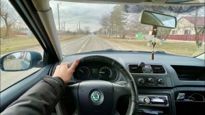 Skoda Fabia 1.2 2007 тест драйв от первого лица