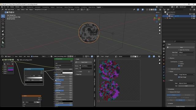 Blender materials export to GLB/GLTF смотреть онлайн
