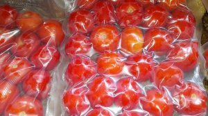 Томат 2023 год. Вакуумируем и замораживаем на хранение.