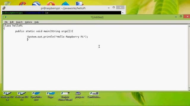 Programming Hello World with Java on Raspberry Pi смотреть онлайн