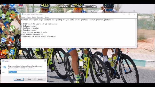 Pro Cycling Manager 2016 Create Profile Sorunu смотреть онлайн