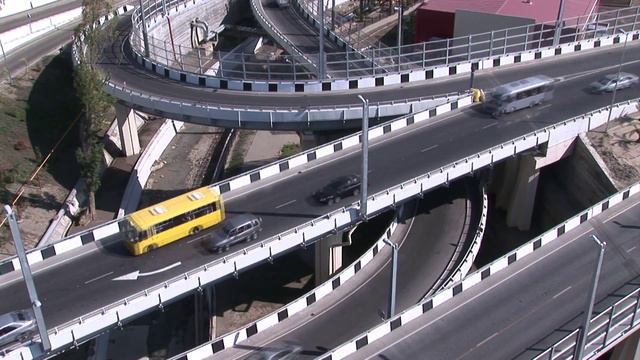 Транспортная развязка «Стадион» в Сочи. Июль 2014 г. Мостотрест смотреть онлайн