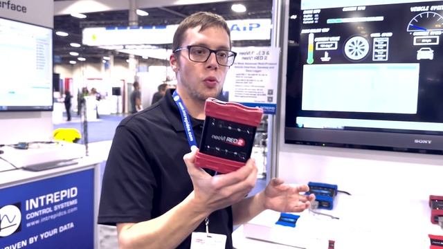 Multi-Protocol Vehicle Interface, Stand-Alone Data Logging Demo at Automotive Testing Expo Novi 202 смотреть онлайн