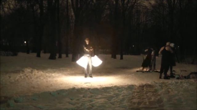 Фаер шоу(fire show). Пои(poi) смотреть онлайн