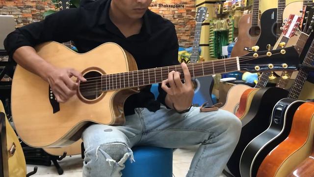 Guitar Aria : Test mẫu đàn sinh viên AR - D02 смотреть онлайн