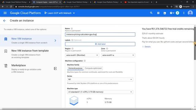 Three(3) Bugs in Google Cloud Platform's Pricing Calculator - Identified by Mahesh Kumar смотреть онлайн
