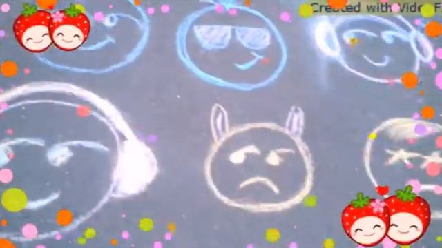 Наши рисунки на асфальте:) смотреть онлайн