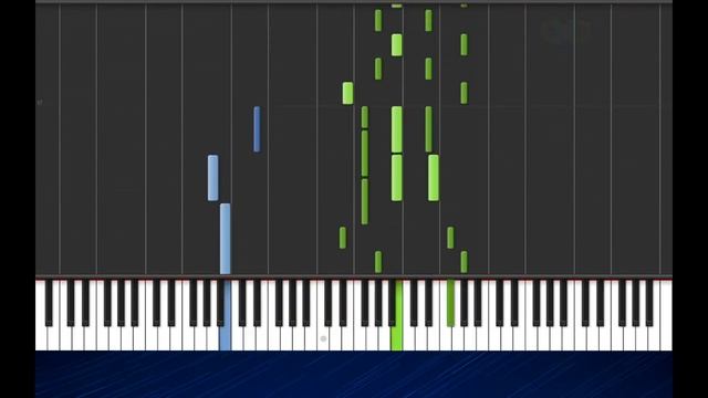 Undertale - 004: Fallen Down [Piano Tutorial] (With Bass) (Synthesia) смотреть онлайн
