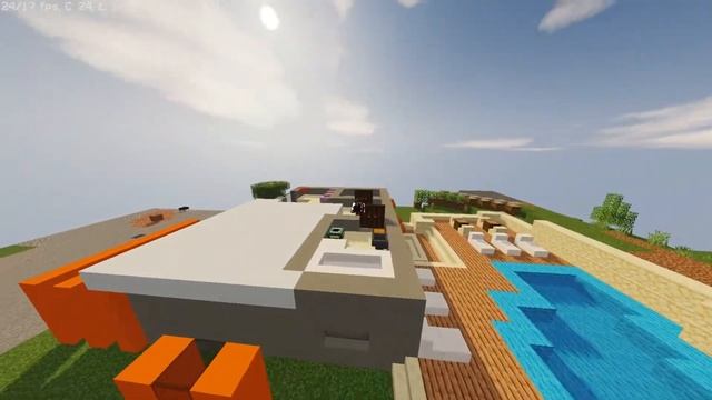 How To make modern house || for new players || minecraft survival || tutorial build a modern house смотреть онлайн