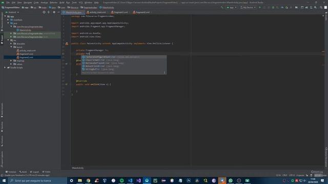 Easy Example to use the Fragments in an Application - Android Java - Tutorial #5 смотреть онлайн