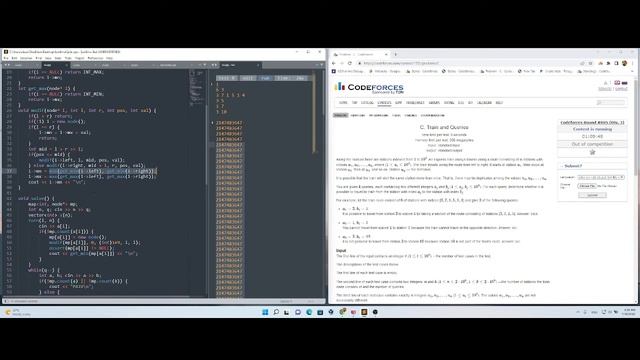 Codeforces Round 805 (Div. 3) Screencast - Only using Segment Trees Challenge. смотреть онлайн