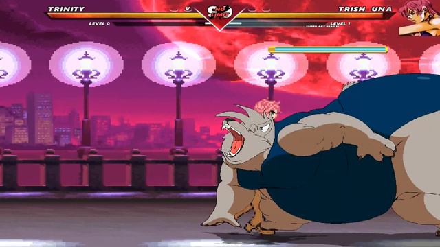 Trinity Strike Vs Trish Una | Mugen Fighting Games