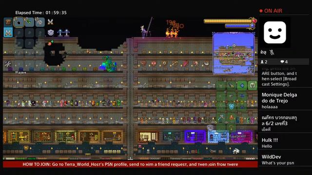 (PS4) Terraria 1.4 all items world (24/7) смотреть онлайн