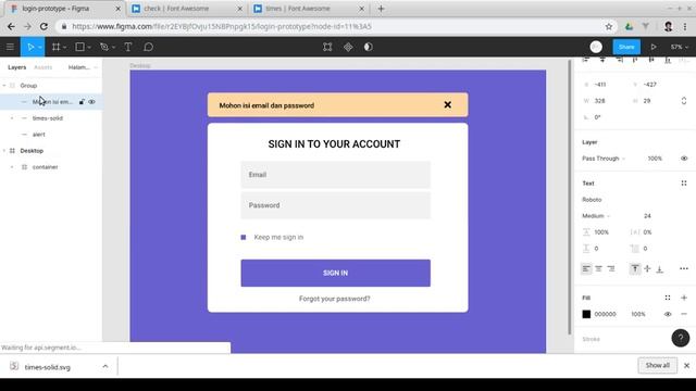Figma - Prototyping dengan Overlay смотреть онлайн