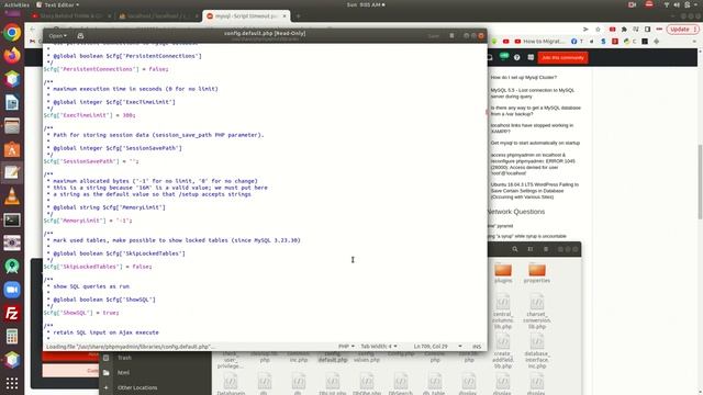 MySql Script timeout passed | PhpMyAdmin смотреть онлайн