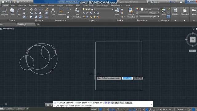 2D AutoCAD Basic LEC 3 (Circle Command) смотреть онлайн