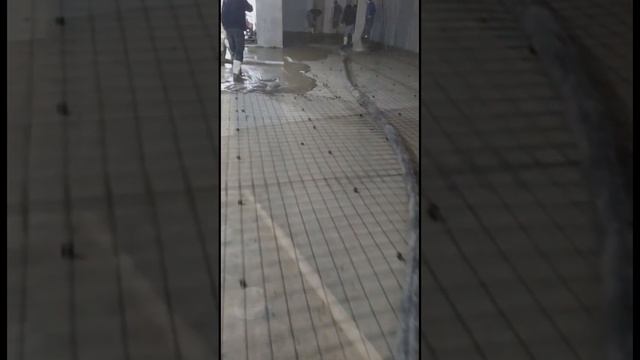 Заливка Офиса 3 Этажа Под Плитку И Гомогенный Линолеум #стройка смотреть онлайн