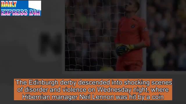 Hearts keeper Zlamal slams Hibs fans who punched and threw keys at him смотреть онлайн