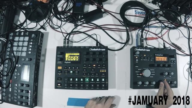 #jamuary2018 : 02 [elektron digitakt + Analog Heat] LoFi Hip-Hop смотреть онлайн