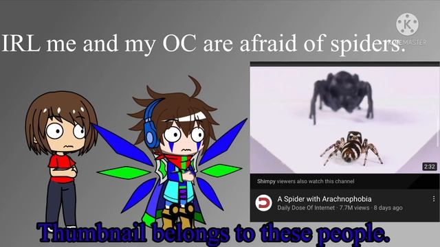IRL me and my OC react to video title .( thumbnail and title not mine .) смотреть онлайн