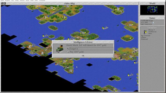 Let's Play Sid Meier's Civilization II - Emperor Aztecs  [ Civ 2 : Part 18 ]