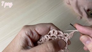 Воротник крючком