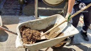 СДЕЛАЛ ПАНДУС В ГАРАЖ, ОТМОСТКА, ГИДРОИЗОЛЯЦИЯ, БЕТОННЫЙ ЗАЕЗД В ГАРАЖ