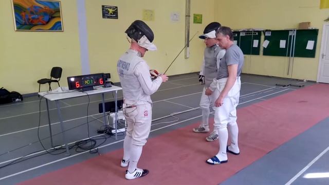 Турнир по фехтованию на рапирах среди ветеранов. Дніпро 2018. смотреть онлайн