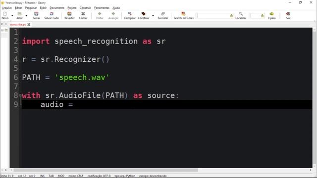 Speech Recognition 6 - Python Transcribe an Audio File смотреть онлайн