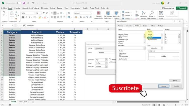 Buscar y Reemplazar por Formatos en Excel смотреть онлайн