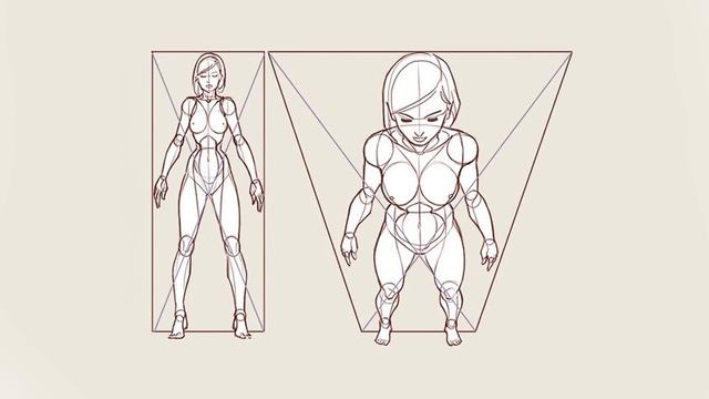 Как нарисовать динамичную позу персонажу? смотреть онлайн