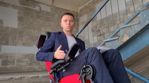 Инструкция СПУСК ПОДЪЕМ по лестнице на инвалидной коляске