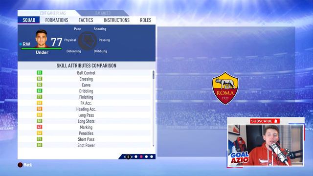AS Roma Wonderkids Player Profiles | FIFA 19 Career Mode смотреть онлайн