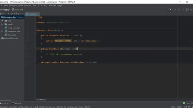 php уроки ооп [базовое php ооп] | Урок 8. Абстрактные классы смотреть онлайн