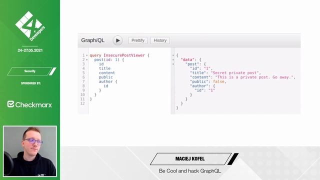 4Developers 2021: Be Cool and hack GraphQL - Maciej Kofel смотреть онлайн