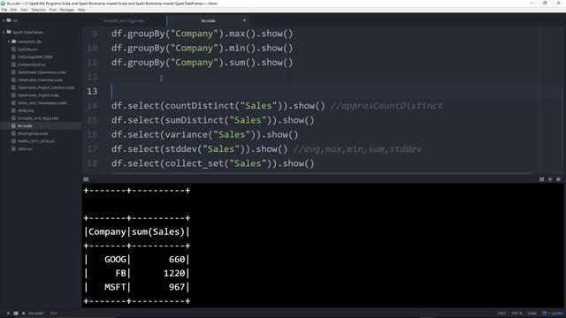 039 GroupBy and Aggregate Functions смотреть онлайн