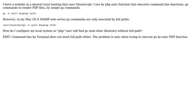 Apple: PHP MAMP user not finding /usr/local/bin смотреть онлайн