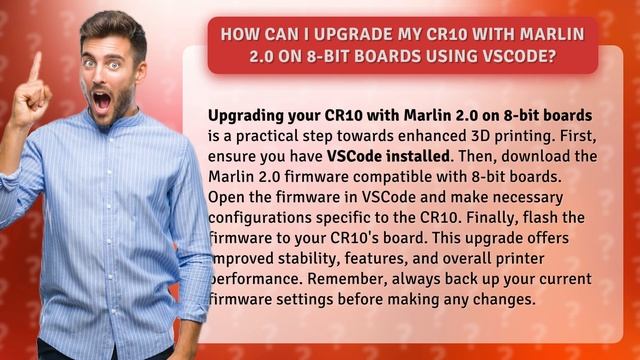How Can I Upgrade My CR10 with Marlin 2.0 on 8-Bit Boards using VSCode? смотреть онлайн